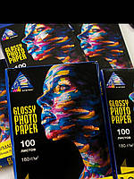 Фотопапір INKSYSTEM Glossy Photo Paper 180g, 10x15, 100 листов (Артикул 8298)