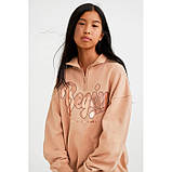 Утеплена толстовка світшот (на флісі) H&M на дівчинку - підлітка р.146-152, 10-12 років, Oversize, фото 2