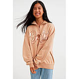 Утеплена толстовка світшот (на флісі) H&M на дівчинку - підлітка р.146-152, 10-12 років, Oversize, фото 4