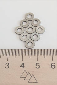 Регулювальна шайба дизельної форсунки МТЗ ЄВРО-2; 7,3x3,5 мм; 18 штук;