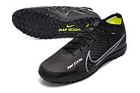 Сороконожки Nike Air Zoom XV черные многошиповки найк меркуриал аир зум футбольная обувь найк стоноги шиповки