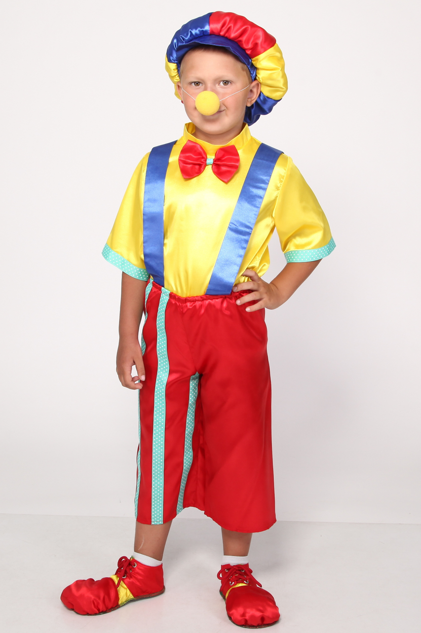 Дитячий карнавальний костюм Клоун на свято на 5-8 років №3