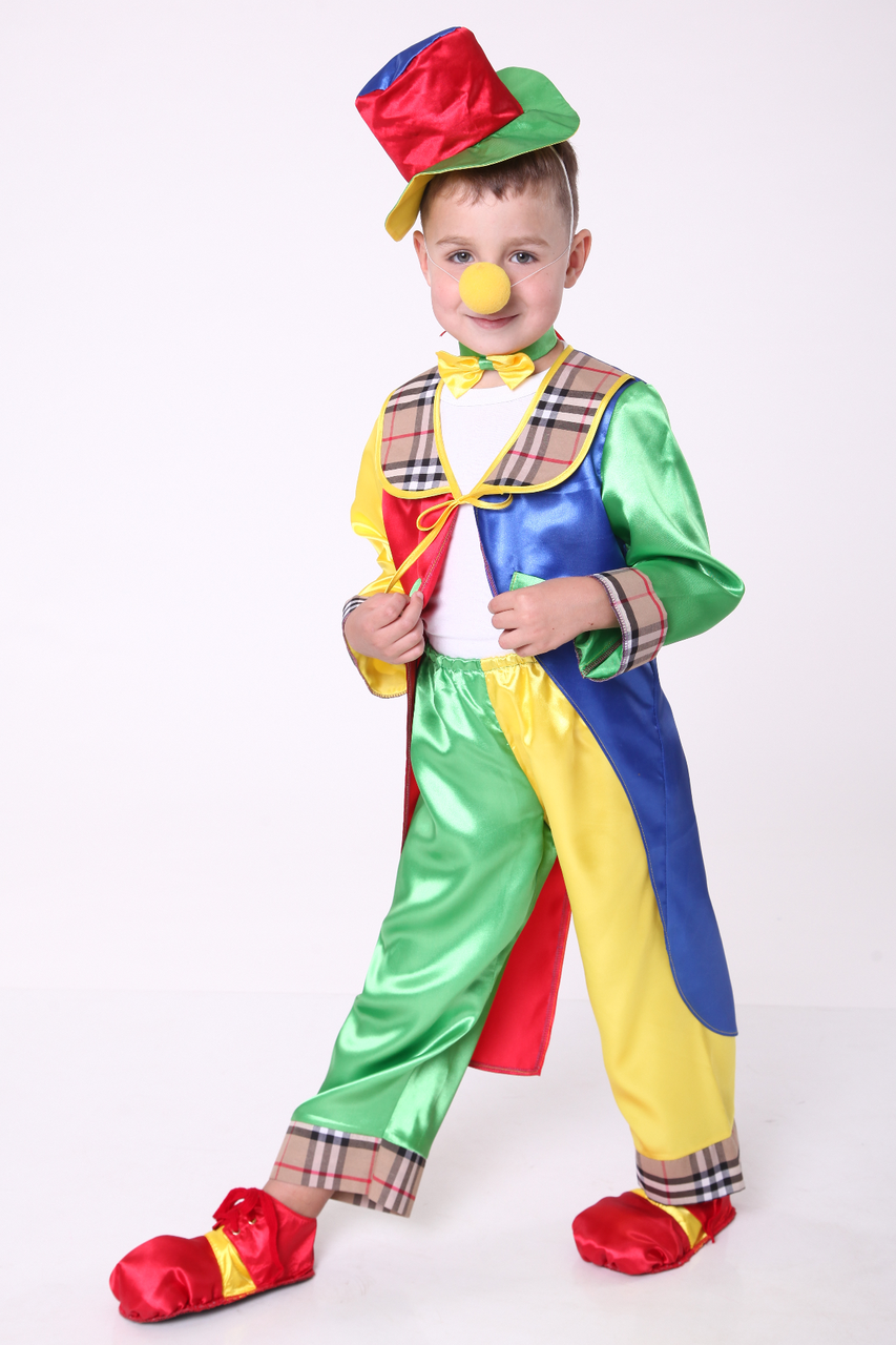 Дитячий маскарадний костюм Клоун на хлопчика 3-6 років