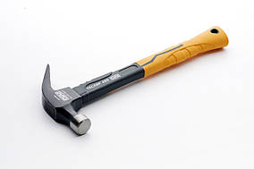 Молоток-цвяходер 450 г з фібергласовою ручкою ТЕСЛЯР СИЛА