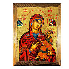 Дерев'янна писана ікона  Божої Матері Скоропослушниця 23,5 Х 28,5 см