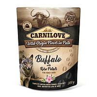 CARNILOVE PIES 300г WILD BUFFALO&ROSE PETAL