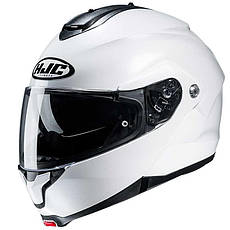 МОТОШОЛОМ МОДУЛЯР HJC C91 PEARL WHITE