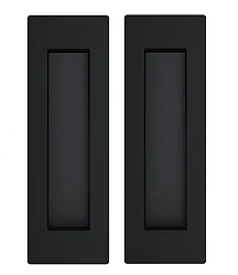 Ручка для розсувних міжкімнатних дверей Armadillo SH010 URB BL-24 чорний мат