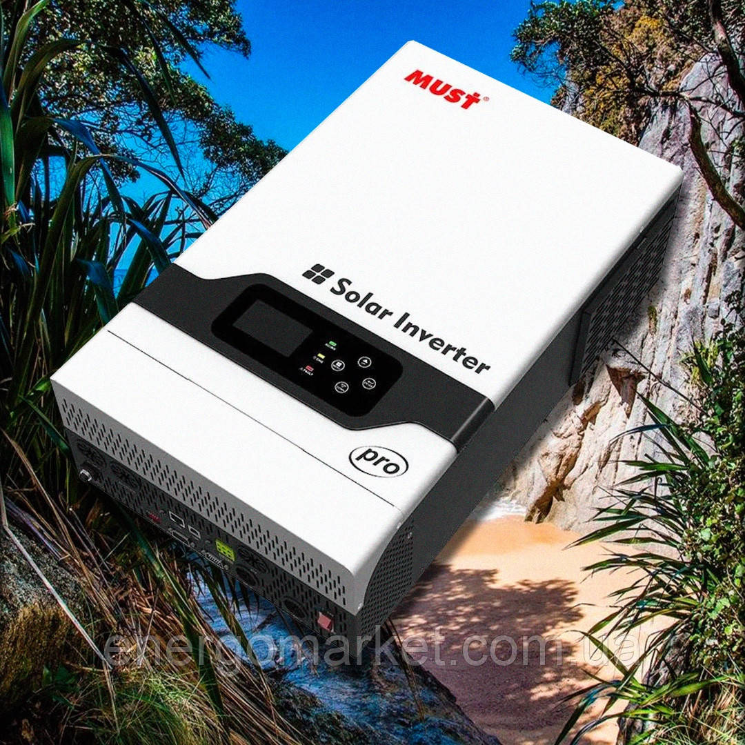 Гібридний однофазний інвертор Must PH1800 Pro Series (5кВт/48В)