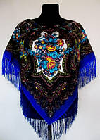 Украинский платок женский с красивым рисунком 120*120 см.