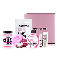 Подарунковий набір косметики з догляду за обличчям та тілом Mr Scrubber Woman Beauty Box