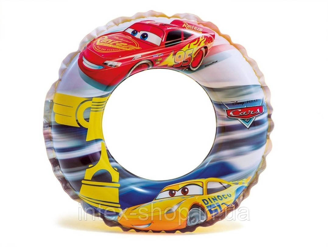 Дитяче надувне коло Intex 58260 "Тачки" (51 см)