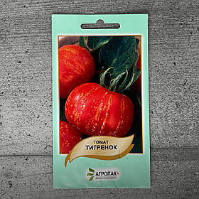 Томат Тигреня 50 шт високорослий насіння пакетоване Агропак