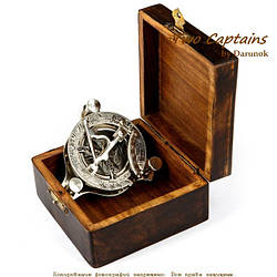 Годинник сонячний у старовинному стилі компас NI232A/N