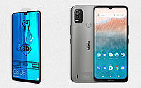 Защитное стекло 5D Premium для Nokia C21 Plus