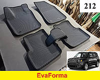 3D килимки EvaForma на Jeep Renegade '14-, 3D килимки EVA