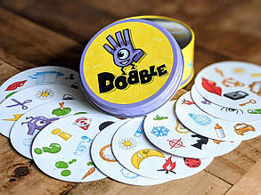 УКРАЇНСЬКОЮ! Настільна гра Доббль / Доббл класична / Dobble / Spot it
