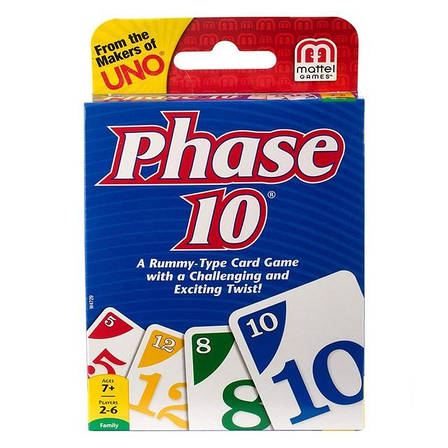 Настільна гра UNO Phase 10 (Уно, Фаза 10), фото 1