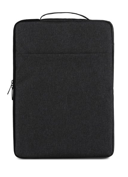 Сумка для ноутбука чорна вертикальна Slim 14,1" чохол під ноутбук 14 дюймів чорний, фото 1