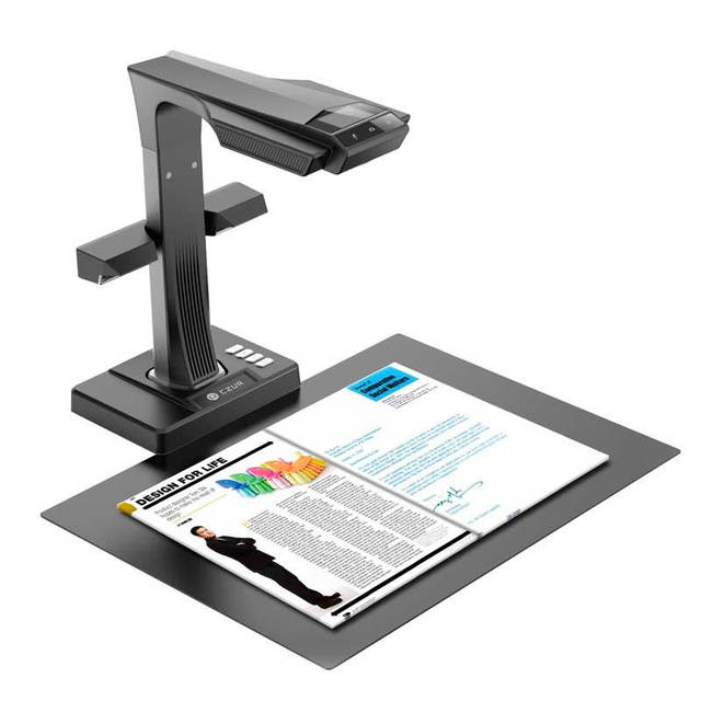 スキャナー CZUR ET18PRO Книжный сканер CZUR ET18 Pro А3, 16 Mpix, Wi-Fi, 1,5 сек/стр