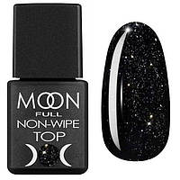 MOON FULL TOP Leaf gold/black (чорне золото)8 ml (без липкого слоя)