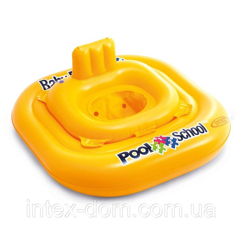 Дитяче надувне коло Intex 56587 "Pool School" (79х79 см)
