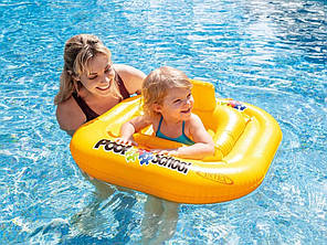 Дитяче надувне коло Intex 56587 "Pool School" (79х79 см), фото 4