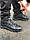 Черевики кросівки тактичні по кісточці TACTIK UKR TEC BLACK натуральна шкіра демісезон чорний, фото 4