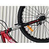 Гірський велосипед TopRider 777 27.5" алюмінієвий Червоний, фото 2