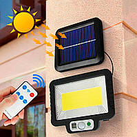 Светильник на солнечной батарее "Solar Energy Lamp - T09" 250W Черный, фонарь с датчиком движения (TS)