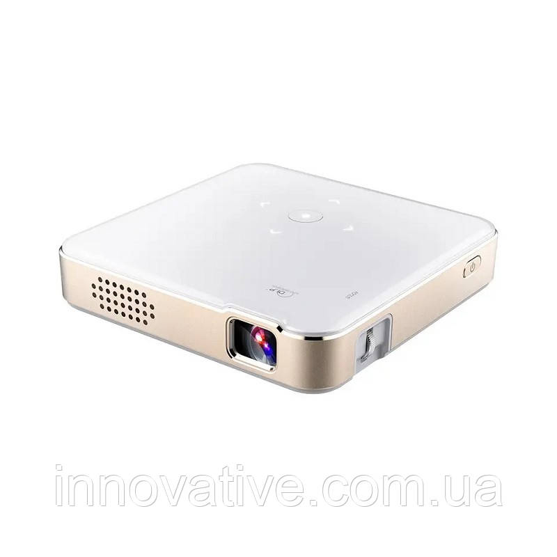 Портативний проєктор Jiks Pix Miracast з підтримкою бездротового під'єднання (Білий), фото 1