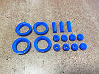 Ремкомплект крышки клапанов (свечного колодца) Газель, Волга 405, 406 (синий силикон)