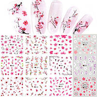 Набір наклейок для нігтів на водній основі A1621-1632 12 шт