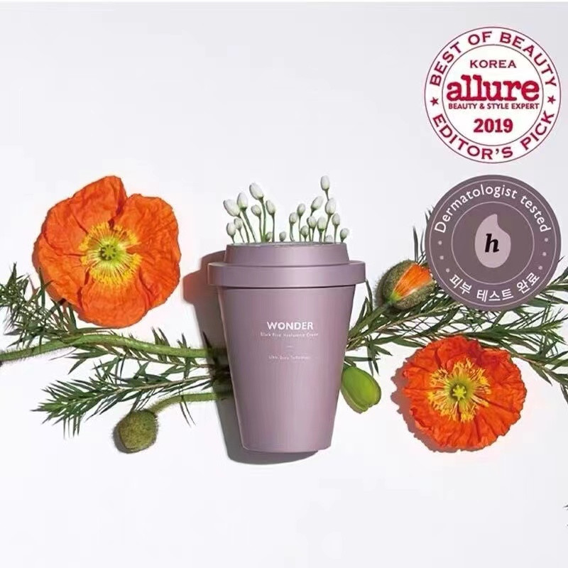 Гіалуроновий крем для обличчя Haruharu Wonder Black Rice Hyaluronic Cream з екстрактом чорного рису, 90 мл