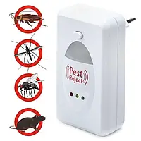 Отпугиватель PEST REJECT MOD-0057/1670/0059 ультразвуковой от грызунов и насекомых Белый (10043)