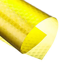 Обложки для переплета А4 прозрачные пластиковые CUBE 180/200 мкм, желтый, 100 шт