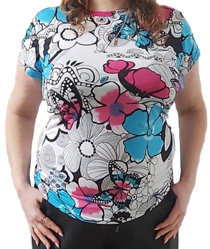Жіноча футболка з коротким рукавом, трикотажні футболки для жінок