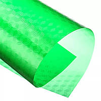 Обкладинки для переплетення А4 прозорі пластикові CUBE 180/200 мкм, зелений, 100 шт.