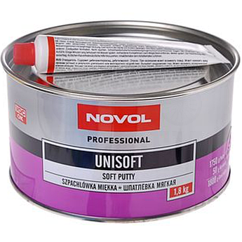 Шпаклівка наповнююча м'яка Novol UNISOFT, 1,8 кг