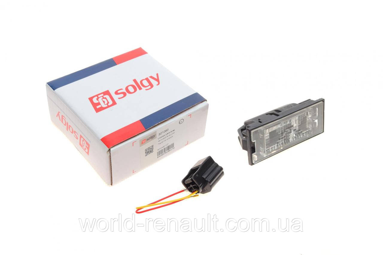 SOLGY (Іспанія) 301060 — Підсвічування номерного знака в комплекті з фішкою на Рено Майстер II