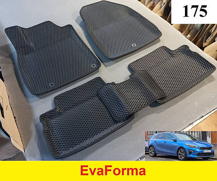 3D килимки EvaForma на Kia Ceed 3 '18-, 3D килимки EVA, фото 1