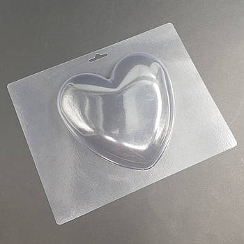 Молд для шоколаду Серце велике 14 см