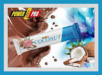 Батончики Power pro Coconut Bar без сахара 50 грамм 20 шт