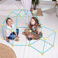 Детский развивающий 3D Конструктор ХАЛАБУДА 92 детали, большой строительный домик, палатка детская, Оригинал