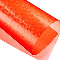 Обложки для переплета А4 прозрачные пластиковые CUBE 180/200 мкм, красные, 100 шт