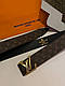 Ремінь шкіряний Louis Vuitton Луї Віттон, brown, фото 4