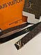 Ремінь шкіряний Louis Vuitton Луї Віттон, brown, фото 3