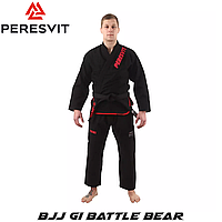 Кимоно для джиу-джитсу Peresvit Battle Bear BJJ GI Black