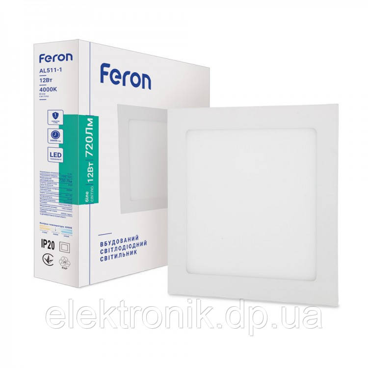Світлодіодний світильник Feron AL511-1 12 W 4000 K