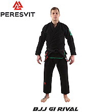 Кімоно для бразильського джиу-джитсу Peresvit Rival BJJ GI Black